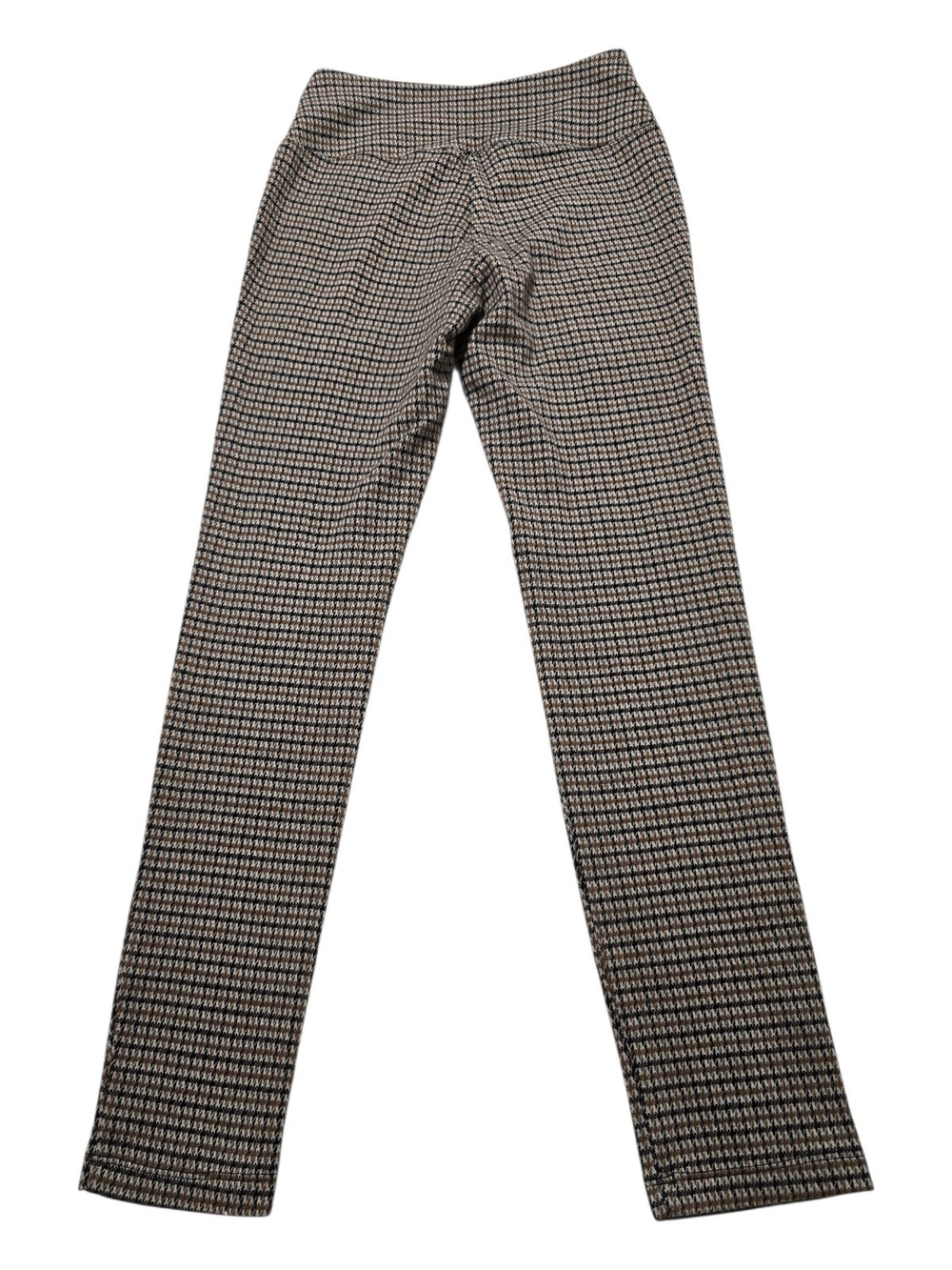 INC International Concepts Size Small Black & Tan Gingham Pull-on Pants/Leggings - Picture 3 of 8